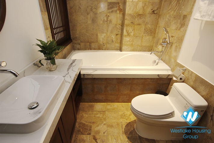 Serviced apartment for rent in Hoan Kiem District, absolutely quiet area